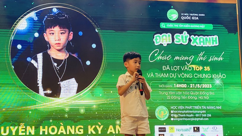 35 học sinh được chọn là Đại sứ Xanh hoạt động vì môi trường